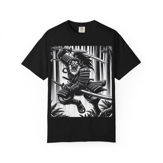 Samurai Graphic T-Shirt - Cotton Tee for Anime Lovers