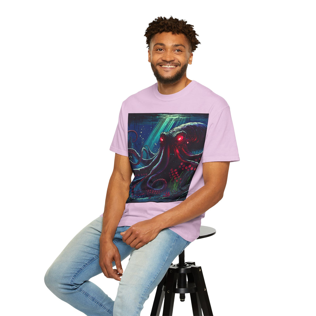 Vibrant Octopus Graphic T-Shirt