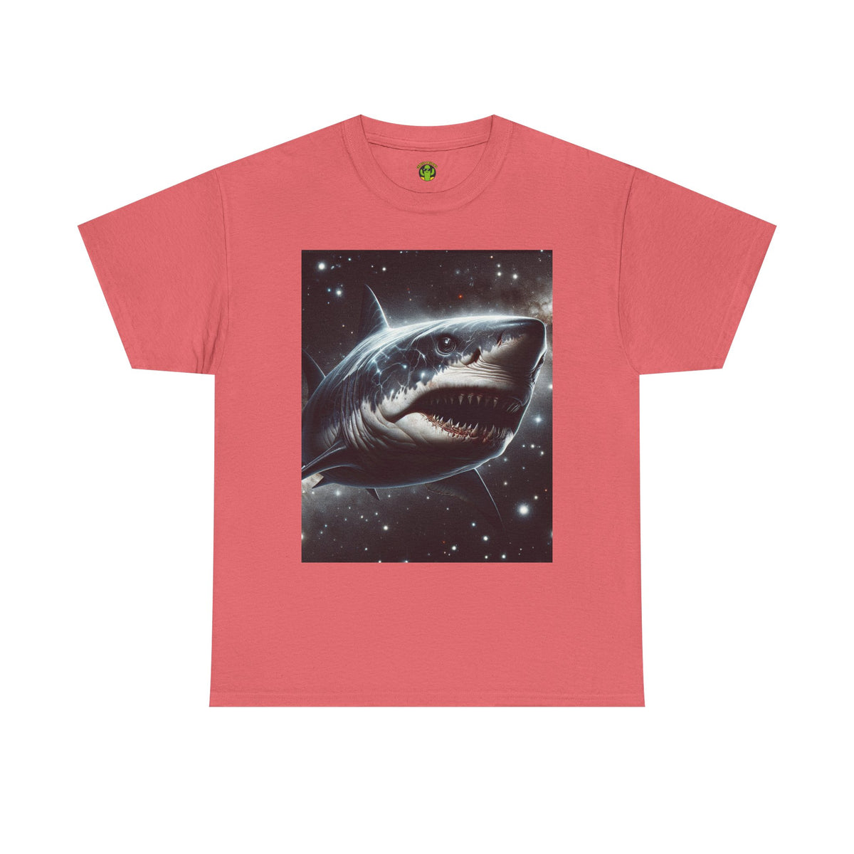 Shark Graphic Unisex Heavy Cotton Tee - Bold Ocean Vibes