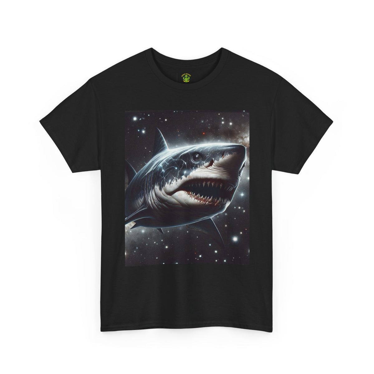 Shark Graphic Unisex Heavy Cotton Tee - Bold Ocean Vibes
