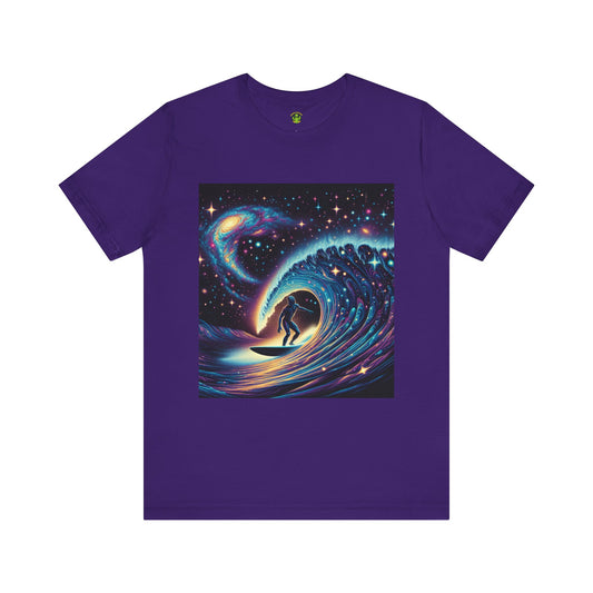 Cosmic Wave Tee Graphic Tee, Galaxy Art T-Shirt