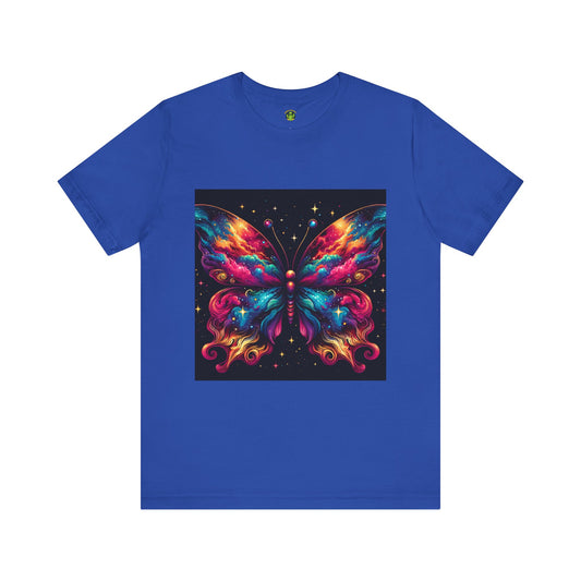 Vibrant Butterfly Art Tee | Colorful Graphic Top, Butterfly Lover