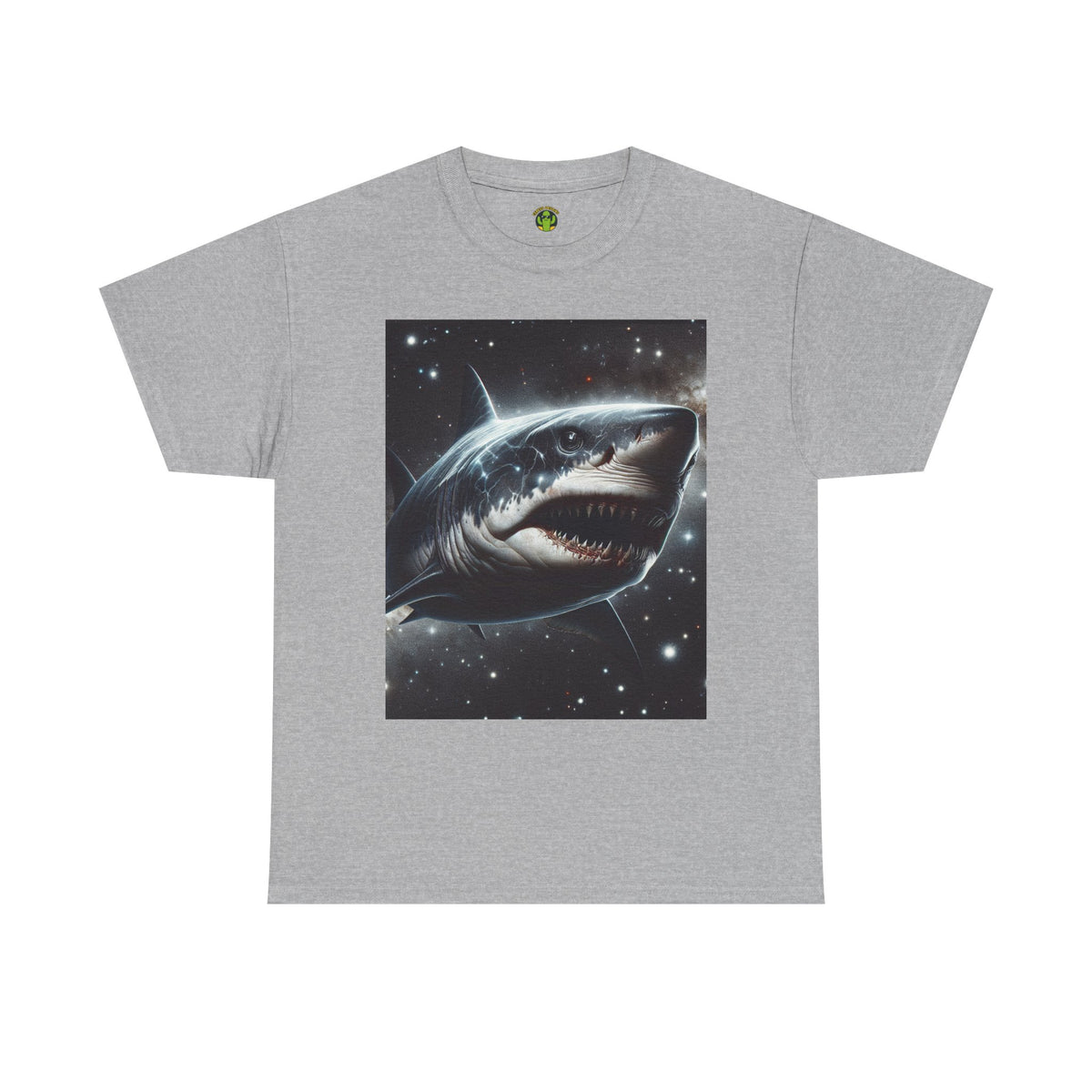 Shark Graphic Unisex Heavy Cotton Tee - Bold Ocean Vibes