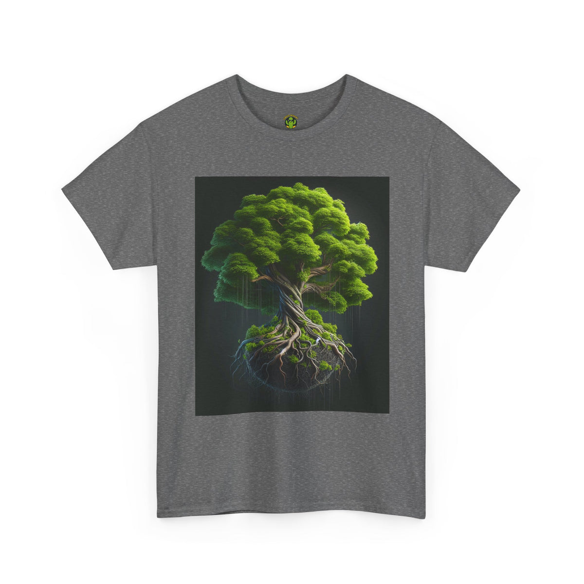 Eco-Friendly Unisex Heavy Cotton Tee - Tree of Life Design