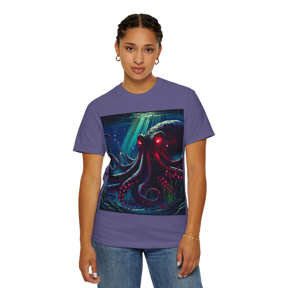 Vibrant Octopus Graphic T-Shirt
