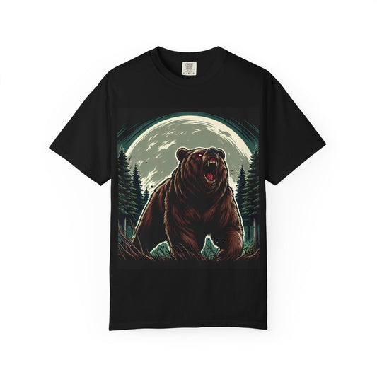 Unisex Bear Graphic T-shirt - Nature Lover's Shirt for Outdoor Adventures