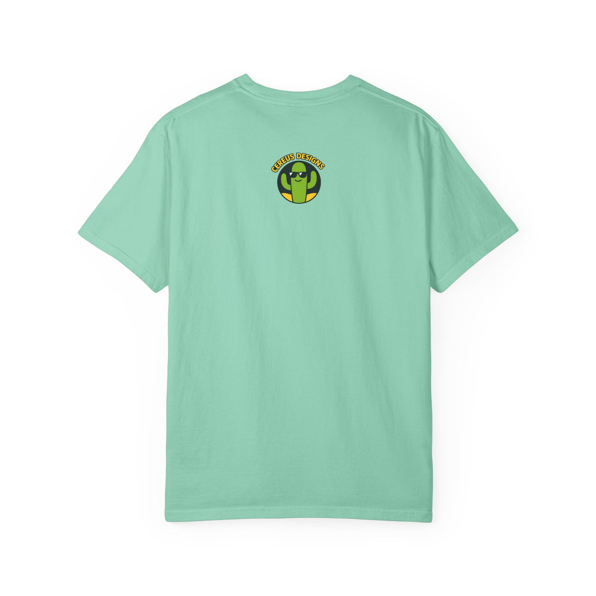 Ocean-Inspired Unisex Garment-Dyed T-Shirt with Octopus Design