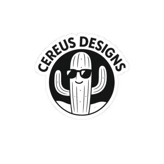 Cereus Designs Cactus Kiss-Cut Stickers | Fun Laptop Decor, Planner Accessories, Wall Art, Party Favors, Gift Ideas