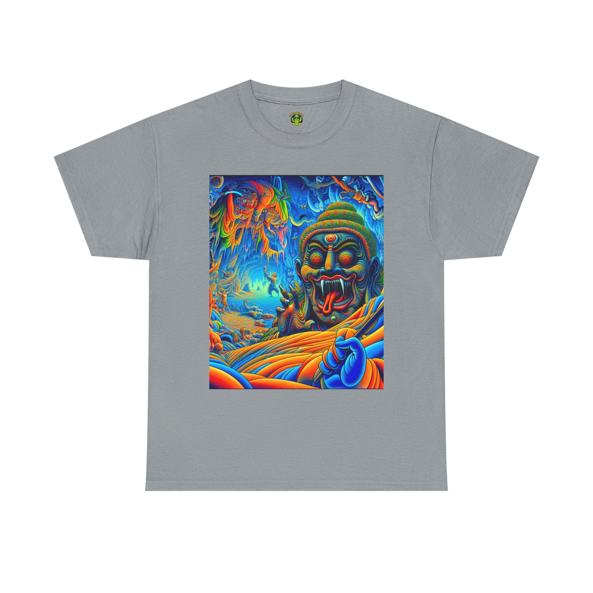 Vibrant Graphic Tee with Unique Art, Casual Wear, Gift for Art Lovers