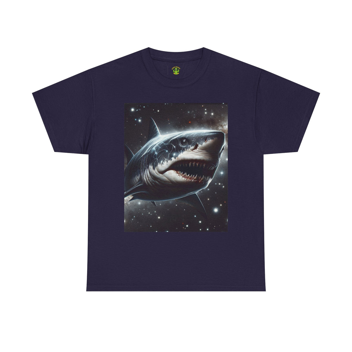 Shark Graphic Unisex Heavy Cotton Tee - Bold Ocean Vibes