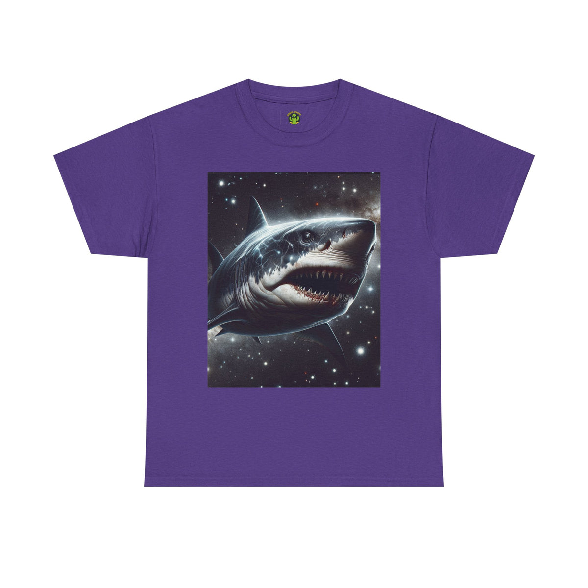 Shark Graphic Unisex Heavy Cotton Tee - Bold Ocean Vibes