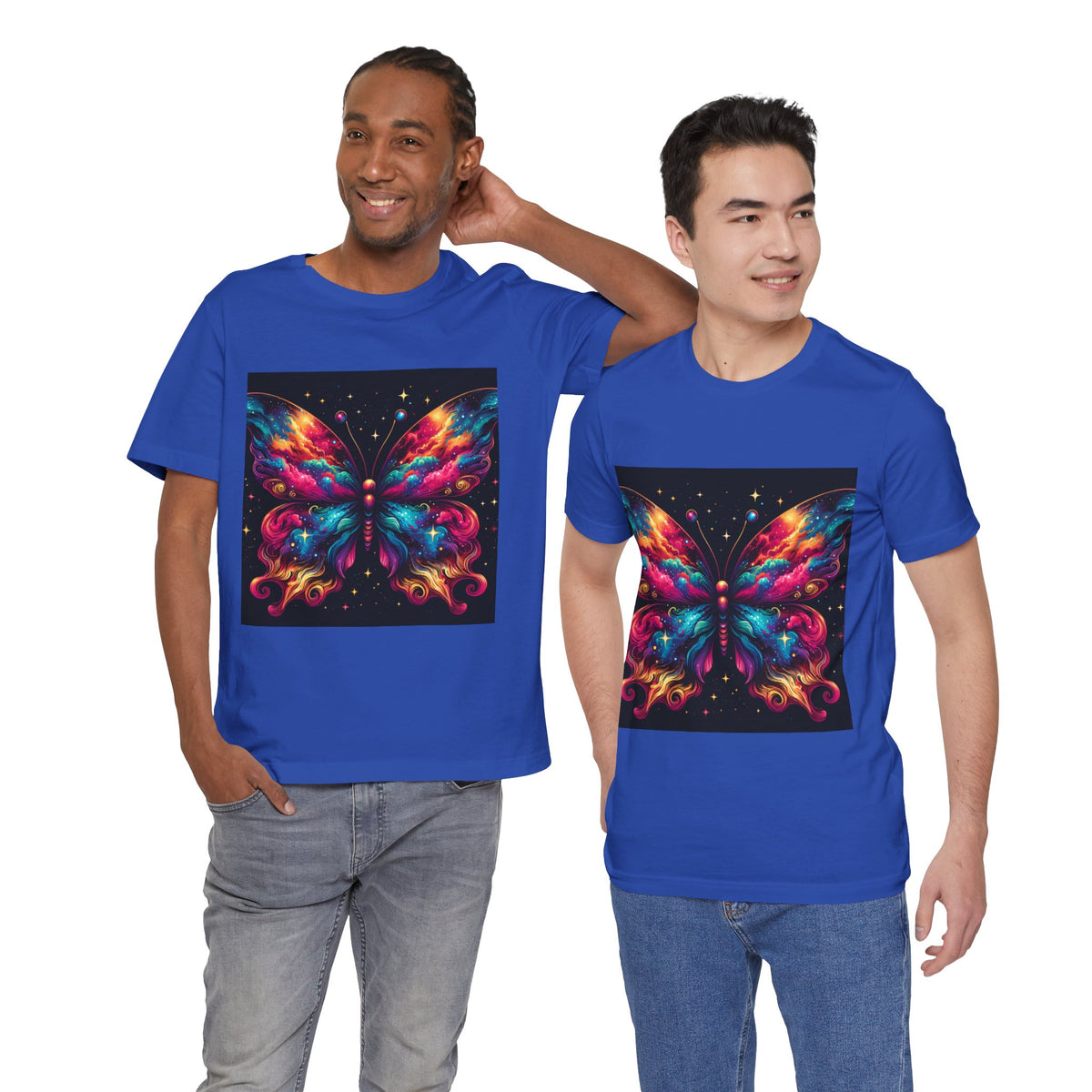 Vibrant Butterfly Art Tee | Colorful Graphic Top, Butterfly Lover