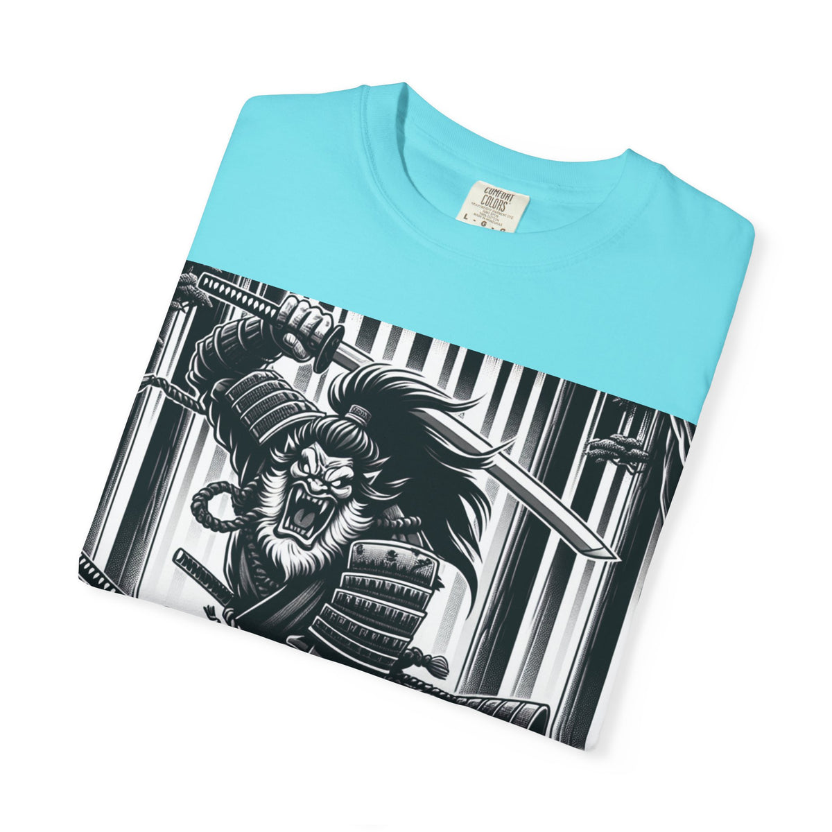 Samurai Graphic T-Shirt - Cotton Tee for Anime Lovers